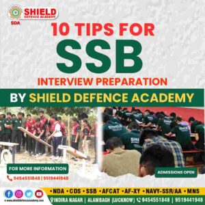 10 Tips for SSB Interview | Best NDA coaching in Lucknow | Best defence academy in Lucknow | Shield defence academy