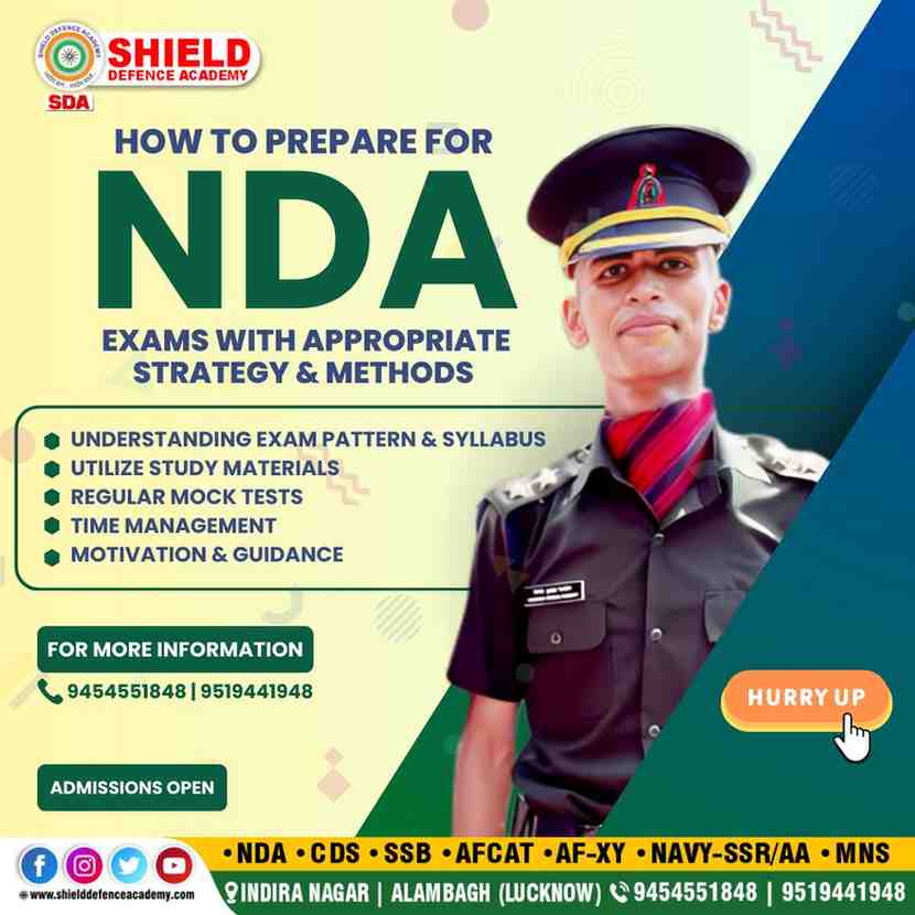 Prepare NDA | Best NDA coaching in Lucknow | Best defence academy in Lucknow | Shield defence academy