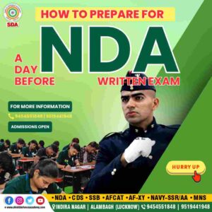 how to prepare for NDA in a day before NDA exam | NDA coaching in UP | Shield defence academy | Best defence academy in Lucknow