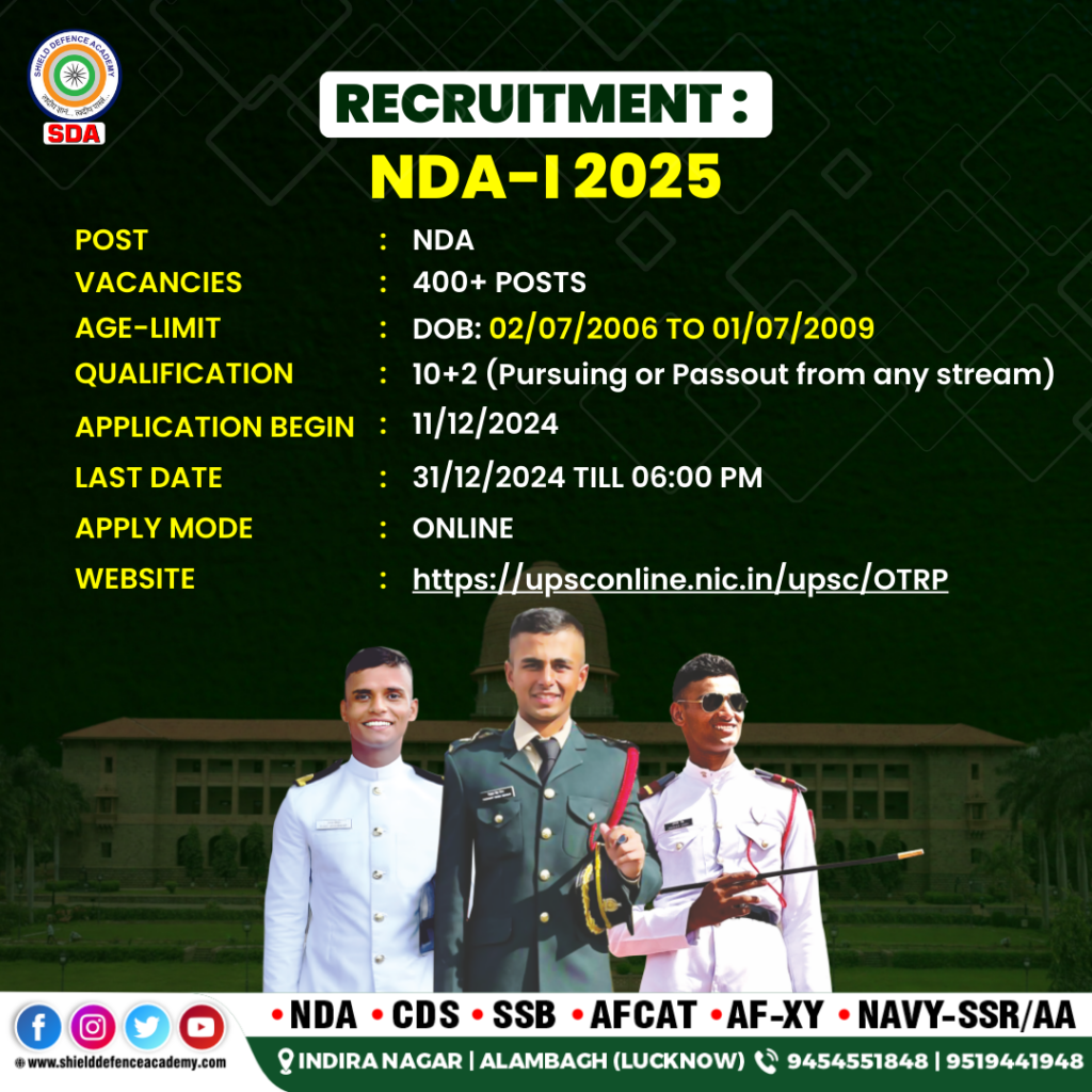 NDA 1 2025 Notification Out