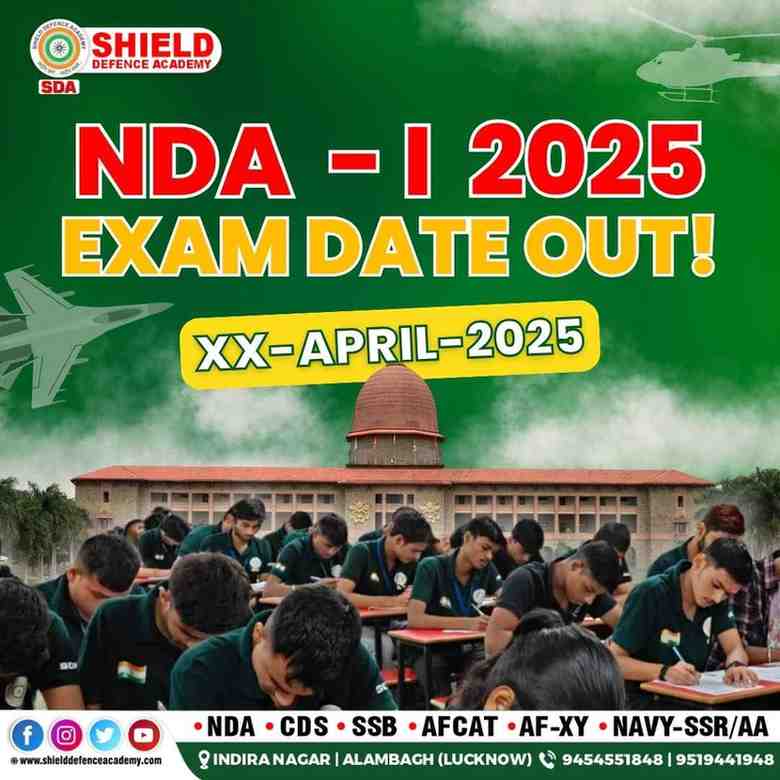 NDA I 2025 Exam date