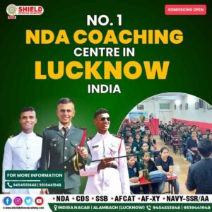 No. 1 NDA coaching center in Lucknow Shield defence academy