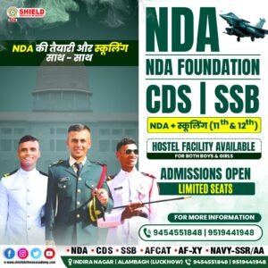NDA foundation course at Shield Defence academy