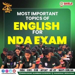 Most Important Topics of English for NDA Exam