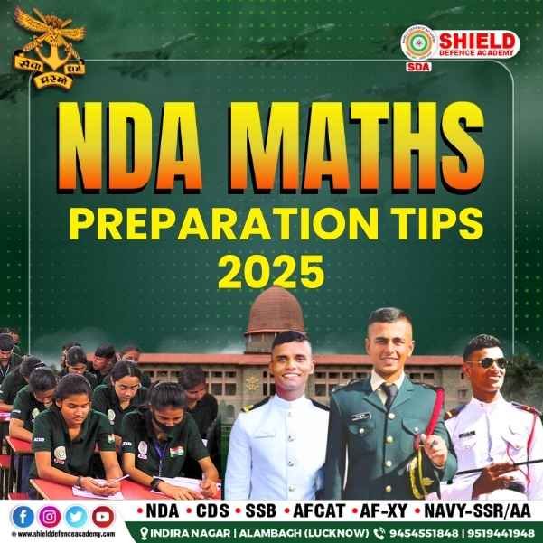 NDA maths preparation tips 2025 | Shield defence academy