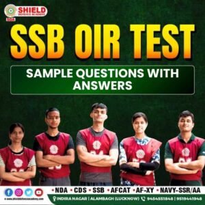 SSB OIR Test Sample Questions with Answers