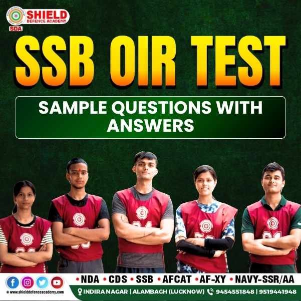 SSB OIR Test Sample Questions with Answers