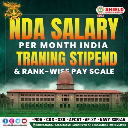 NDA Salary Per Month India Training Stipend and Rank-Wise Pay Scale