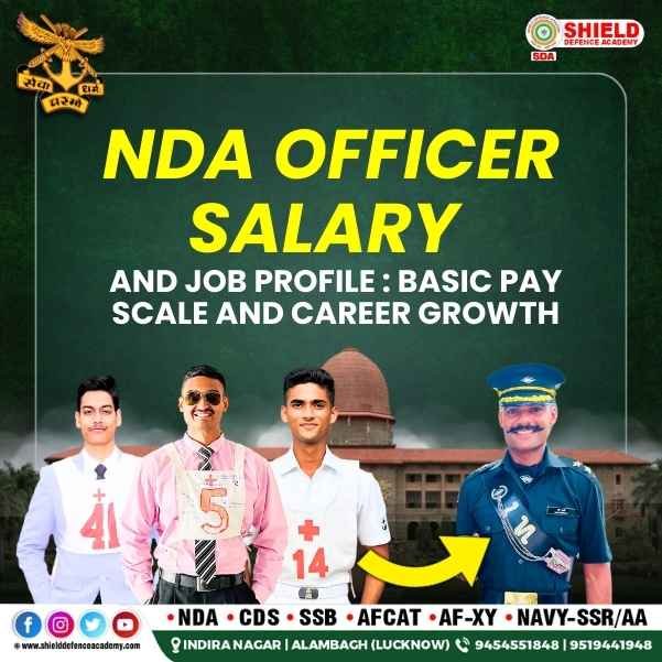 NDA Officer Salary and Job Profile Basic Pay scale and career growth