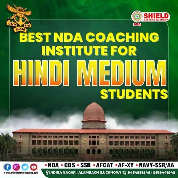 best nda coaching institute for Hindi medium students